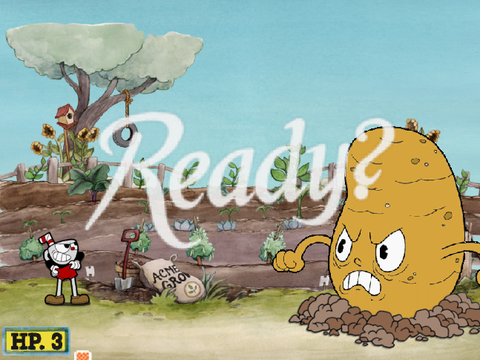 Play Cuphead The Root Pack Boss Fight